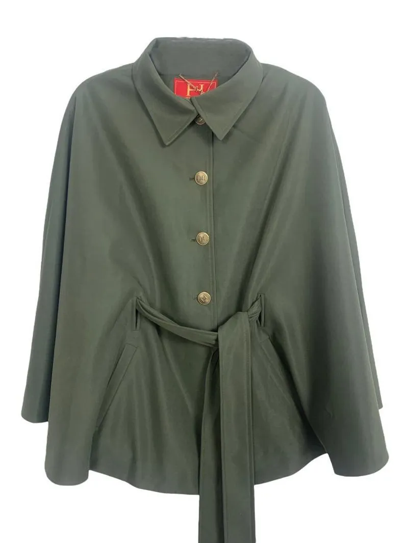 Hunt and Hall Ladies Bilsdale Forest Green Cape-1