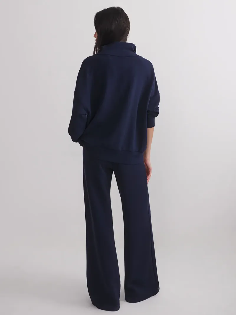 Varley The Extra Wide Leg Pant 29.5 - Navy-2