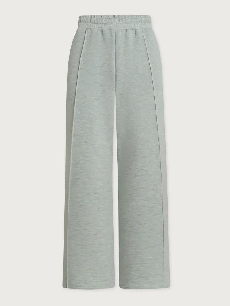 Varley The Wide Leg Pant 30 - Mint Green Marl-1