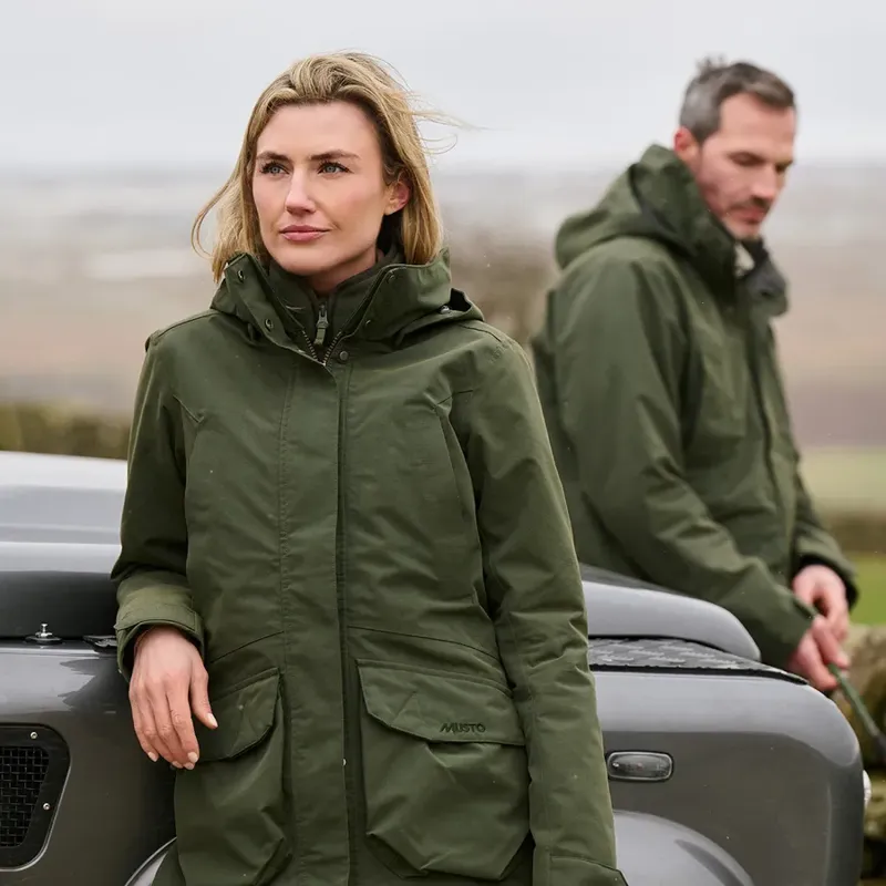 Musto Burnham Waterproof Jacket - Deep Green-1