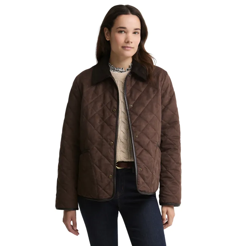 Barbour Ladies Sonya Quilt Jacket - Dark Brown
