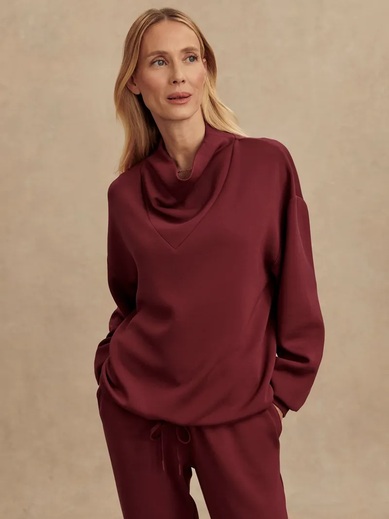 Varley Betsy Sweat - New Maroon