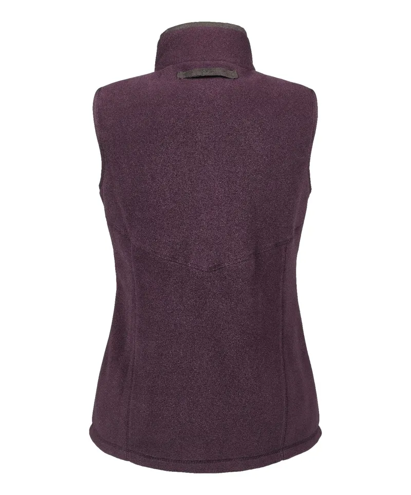 Musto Ladies Glemsford Polatec Bordeaux Fleece Gilet-1