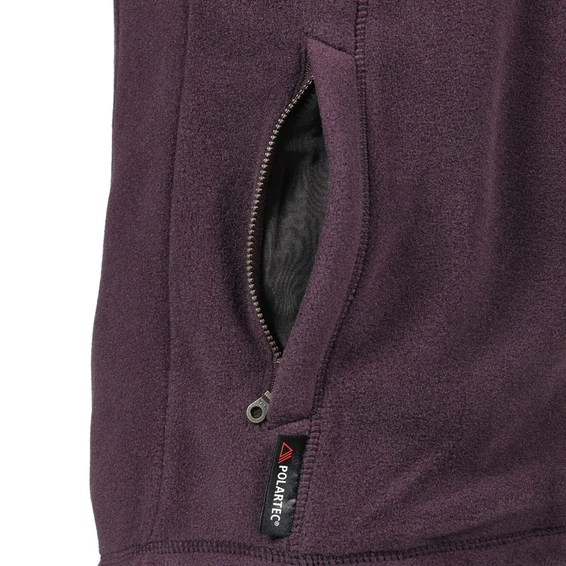 Musto Ladies Glemsford Polatec Bordeaux Fleece Gilet-2