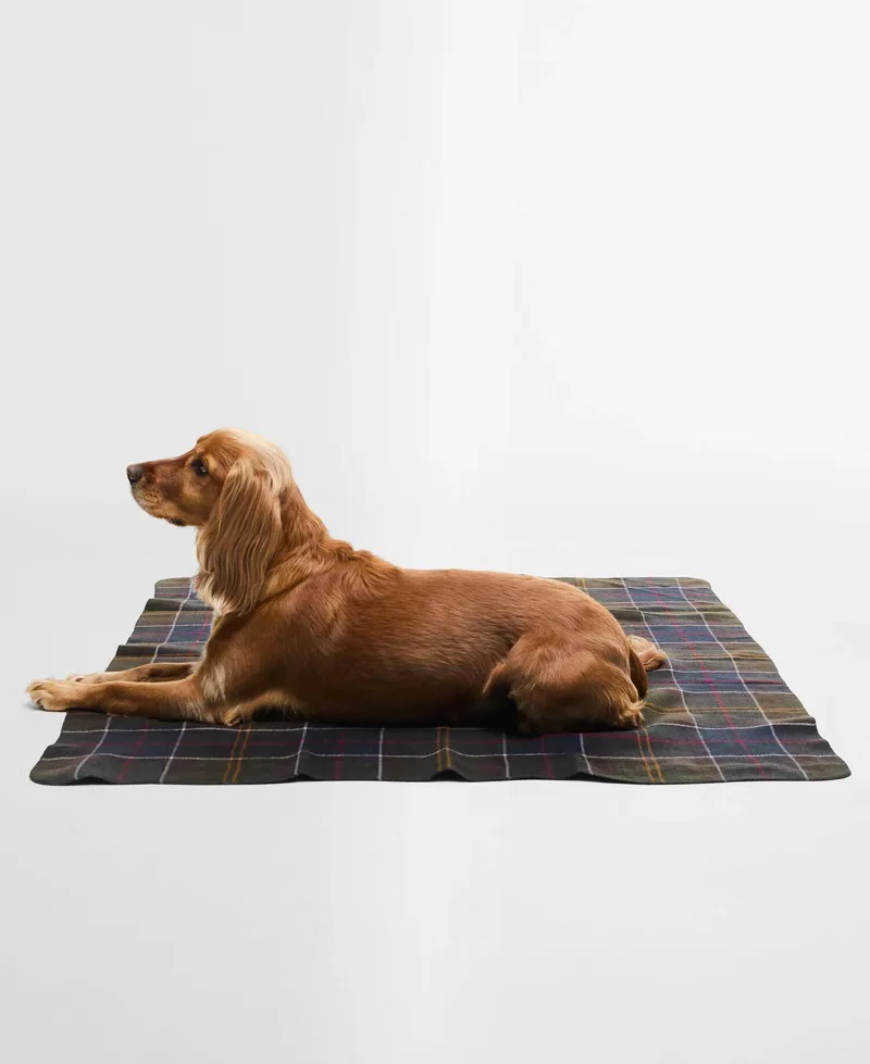 Barbour Tartan Dog Blanket