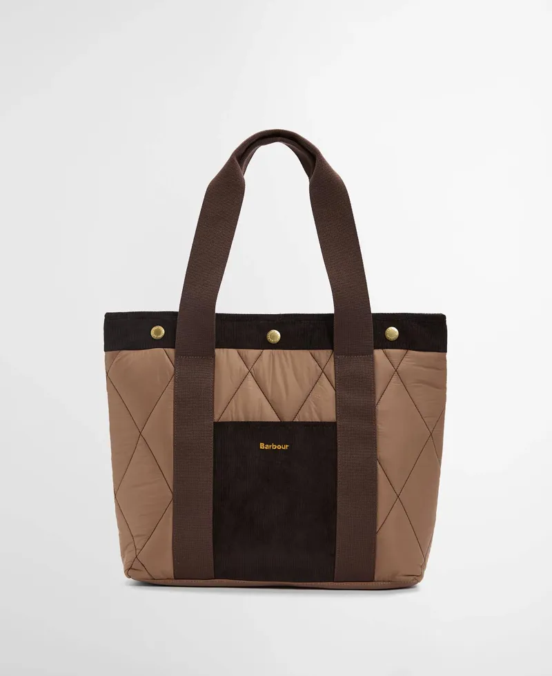 Barbour Healy Quilted Tote Bag - Muted-1
