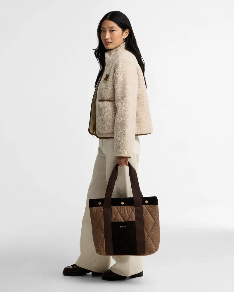Barbour Healy Quilted Tote Bag - Muted-2