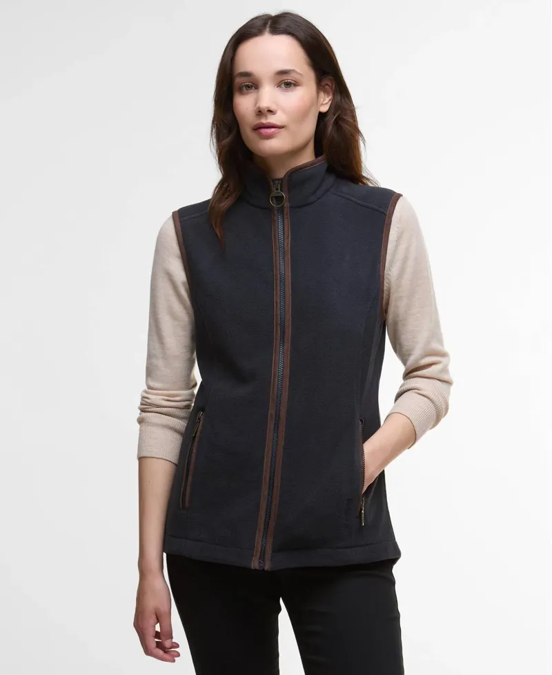 Barbour Ladies Country Colton Fleece Gilet - Classic Navy