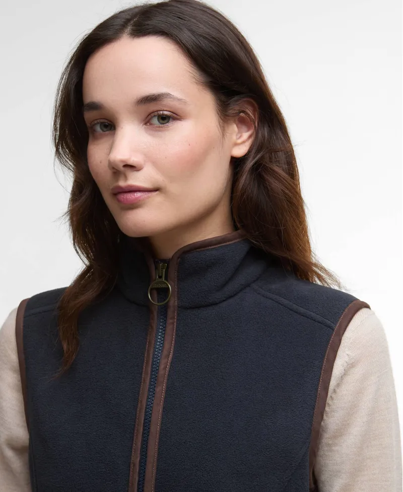 Barbour Ladies Country Colton Fleece Gilet - Classic Navy-3
