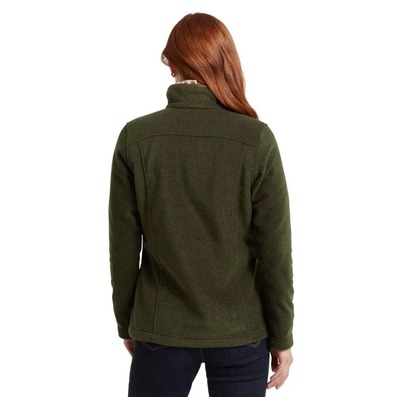 Schoffel Ladies Tilton II 1/4 Zip Fleece - Dark Olive-5