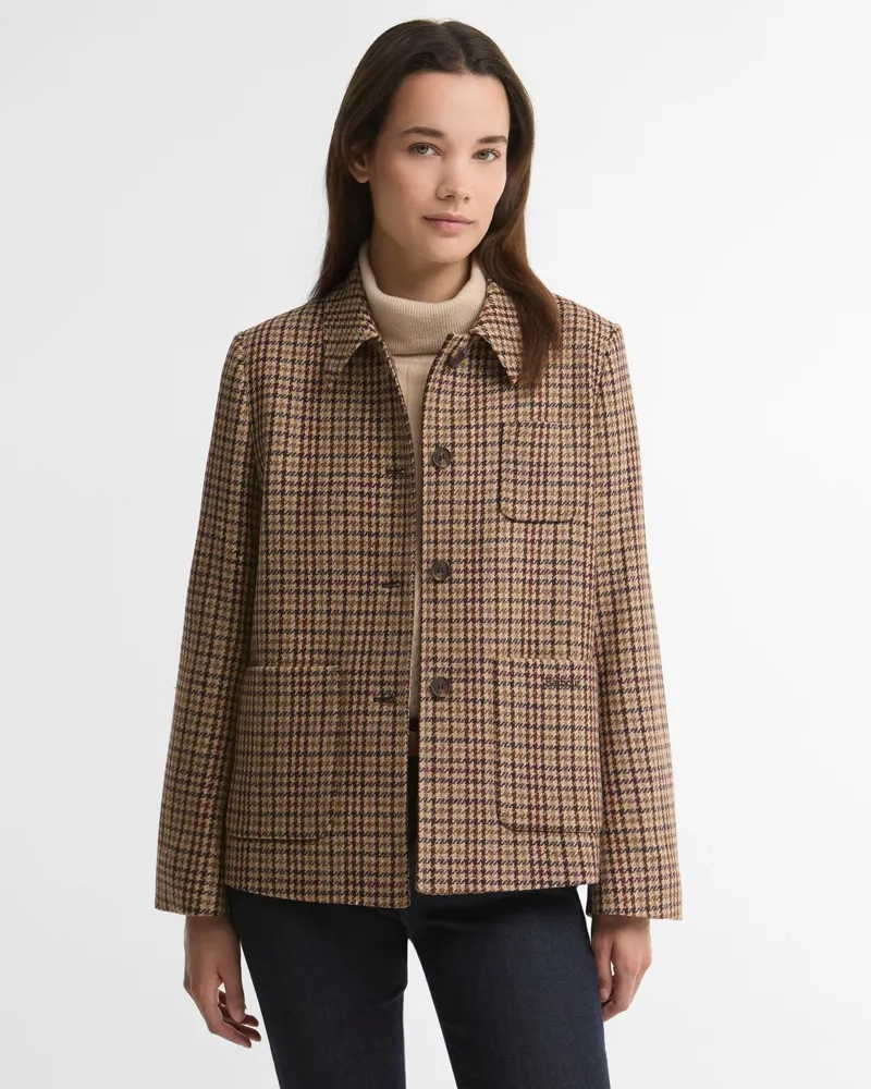 Barbour Ladies Austen Jacket - Classic Beige Check
