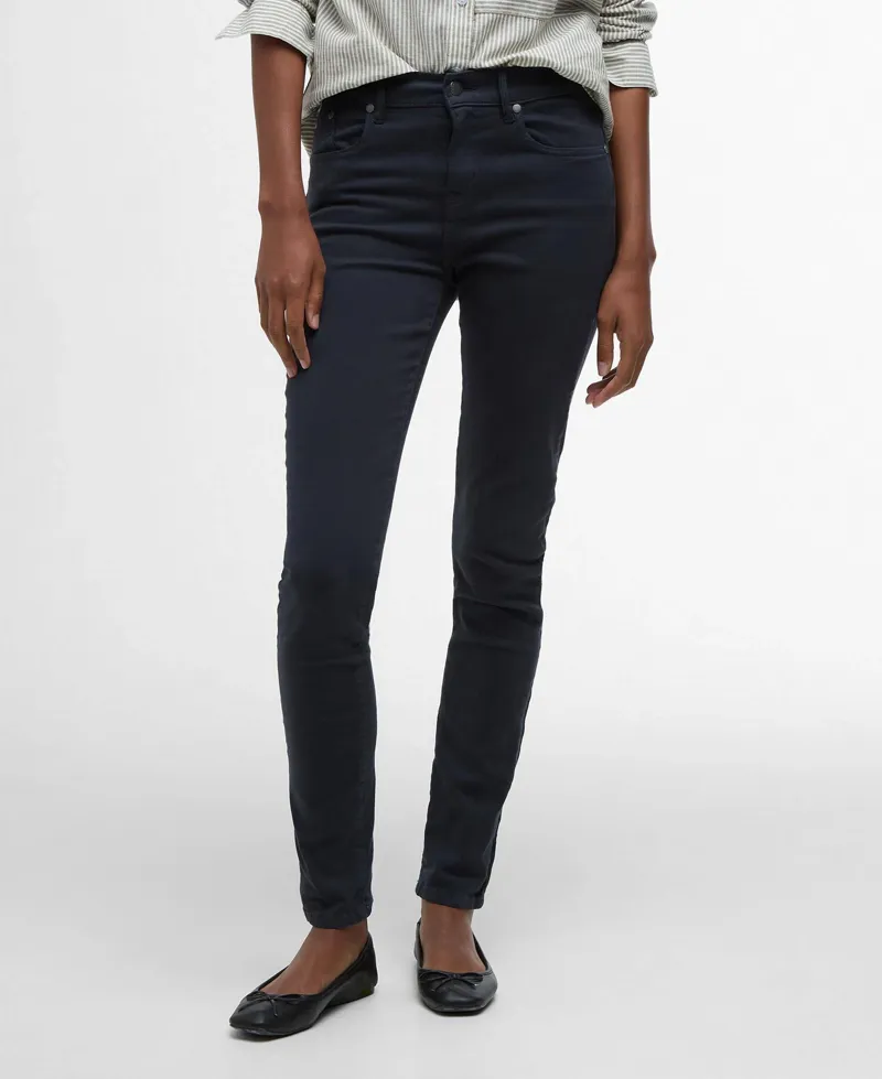 Barbour Ladies Essential Slim Trousers - Classic Navy