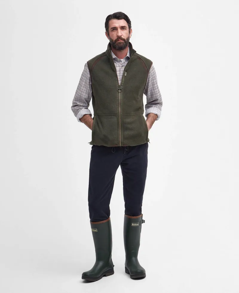 Barbour Langdale Fleece Gilet - Olive-1