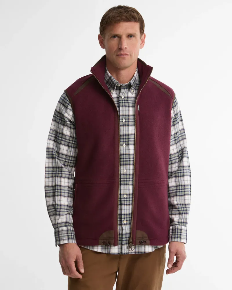 Barbour Langdale Gilet - Dark Bordeaux