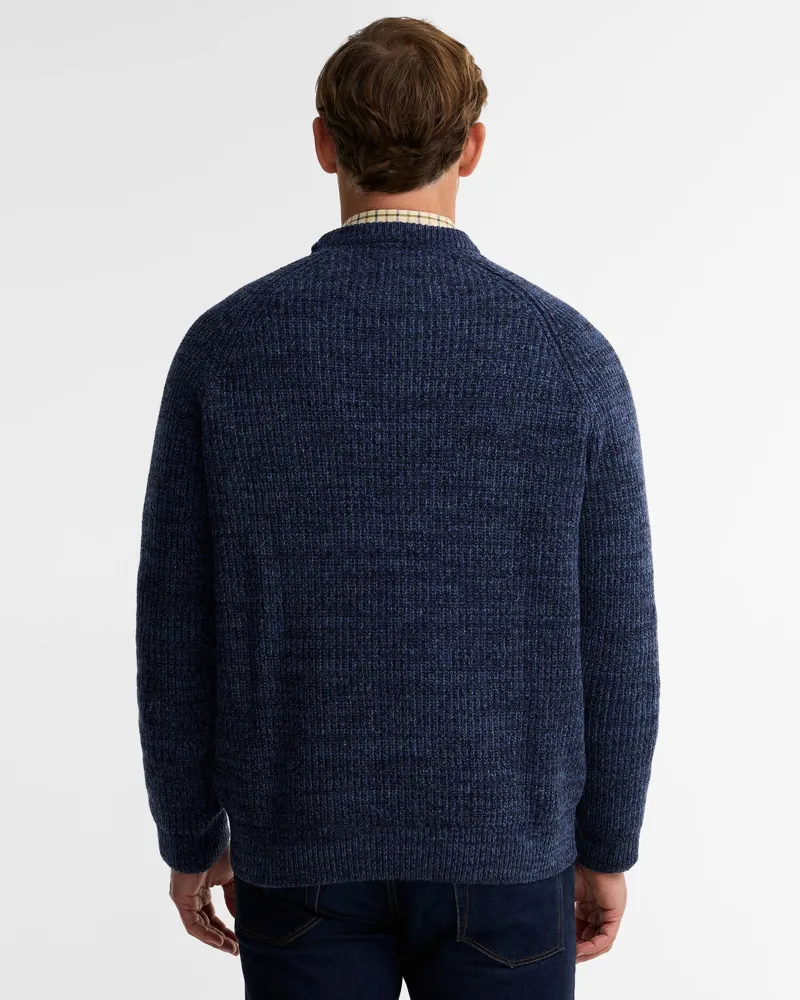 Barbour Horseford Crew Neck Jumper - Classic Navy-2