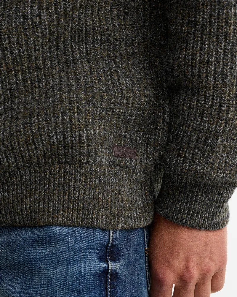 Barbour Horseford Crew Neck Jumper - Olive-3