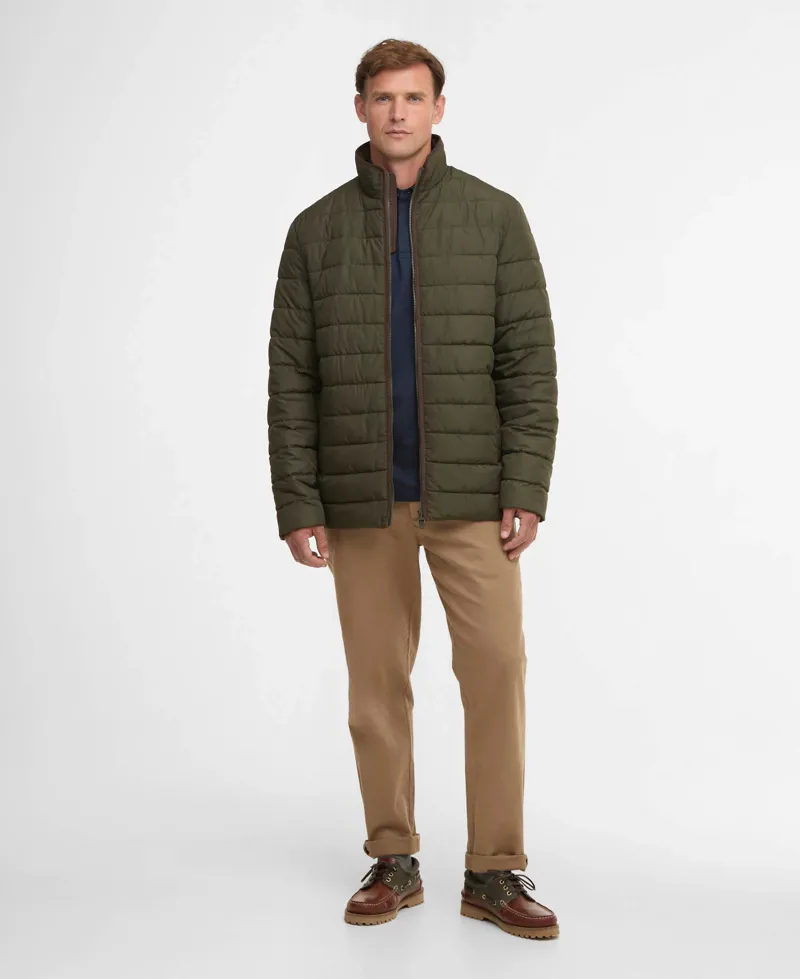 Barbour Broughton Quilted Jacket - Olive-1