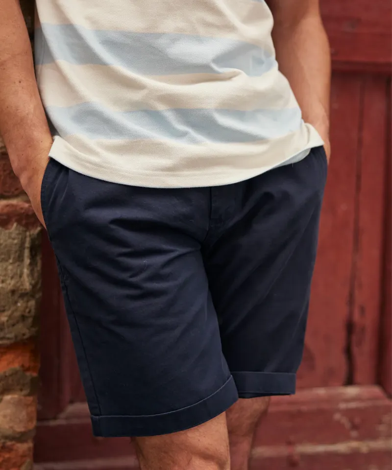 Schoffel Harlech Chino Shorts - Navy-2