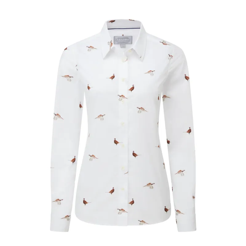 Schoffel Norfolk Shirt - Pheasant Print