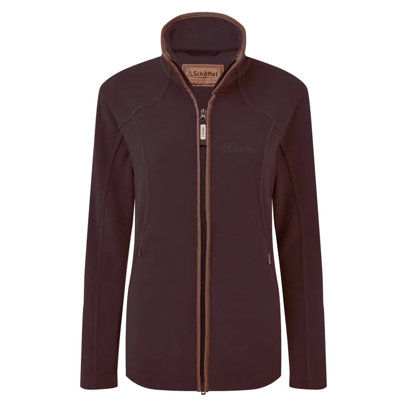 Schoffel Ladies Burley Fleece Jacket - Port