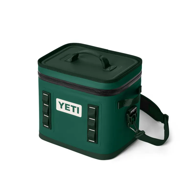 YETI Hopper Flip Black Forest Green 12 Soft Cooler-1