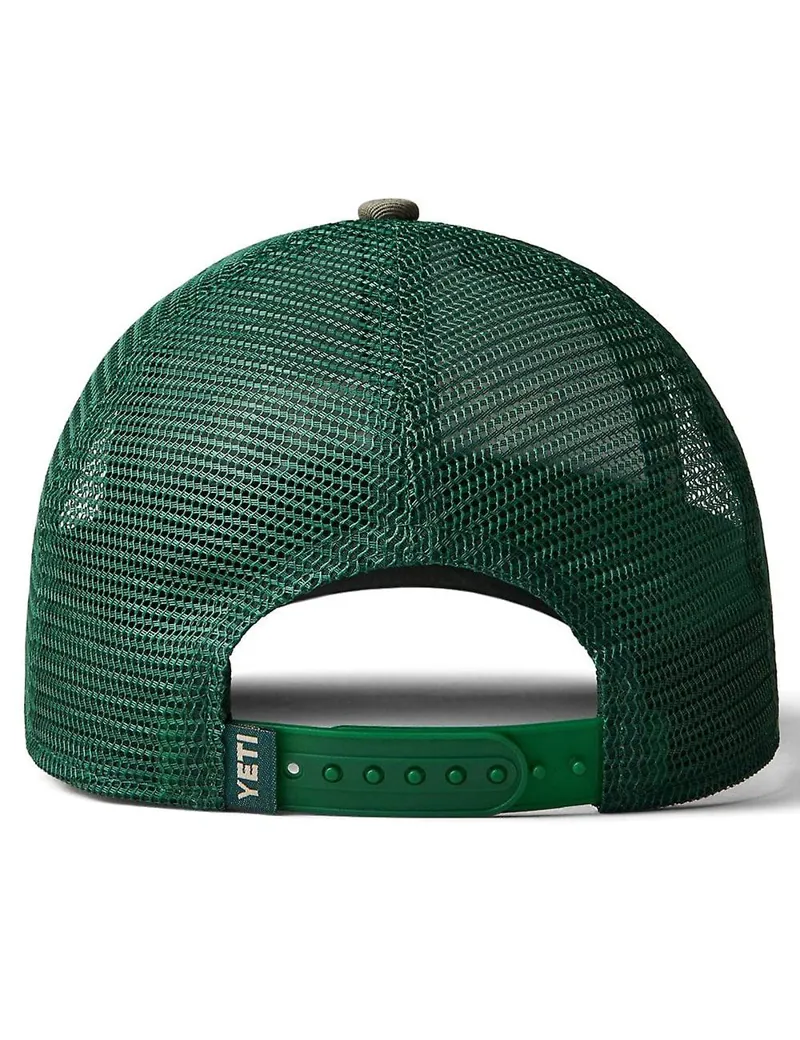 YETI Camo Trucker Hat - Olive-2