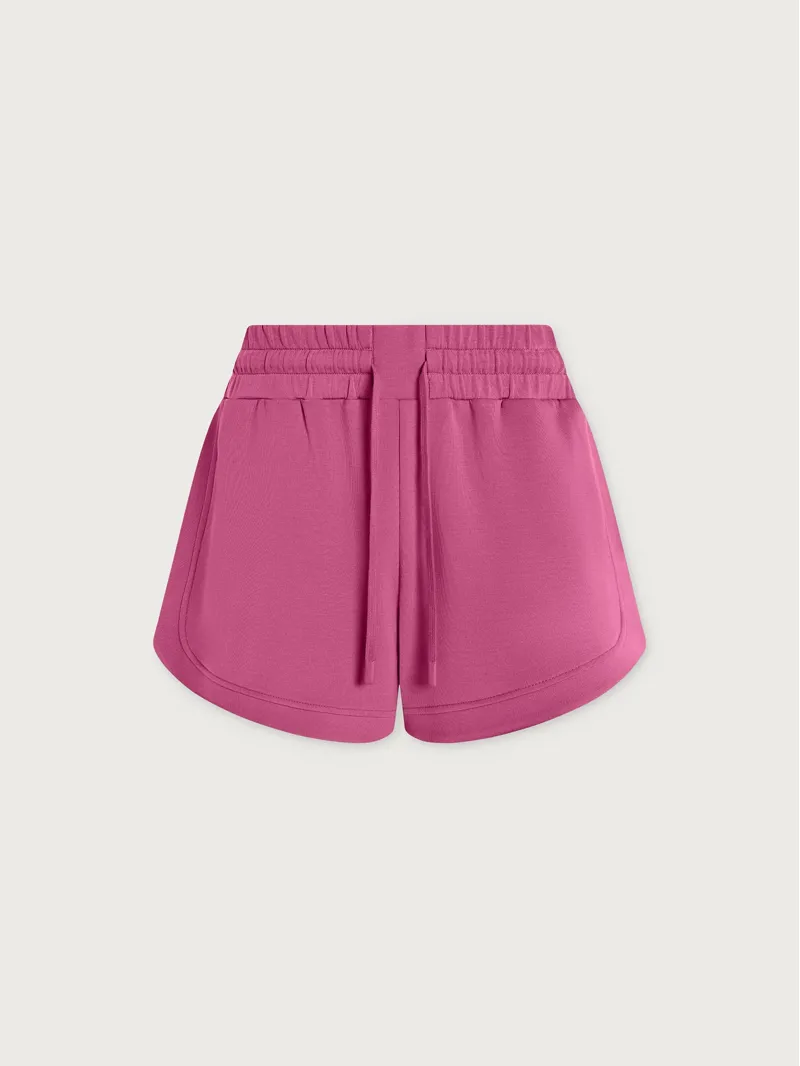 Varley Ollie High-Rise Short 3.5 - Ibis Rose-2