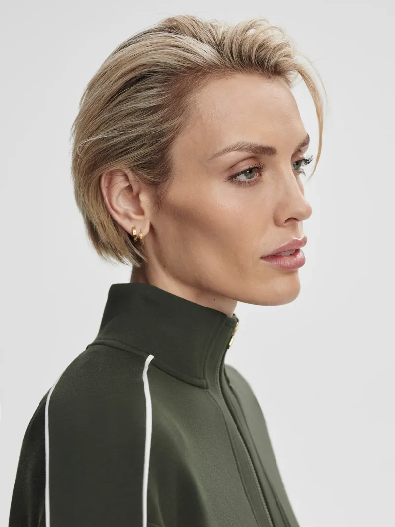 Varley Kirsi Half-Zip Sweat - Deep Ivy-1