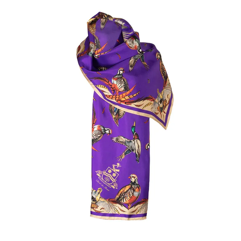 Clare Haggas Best In Show Violet Classic Scarf-3