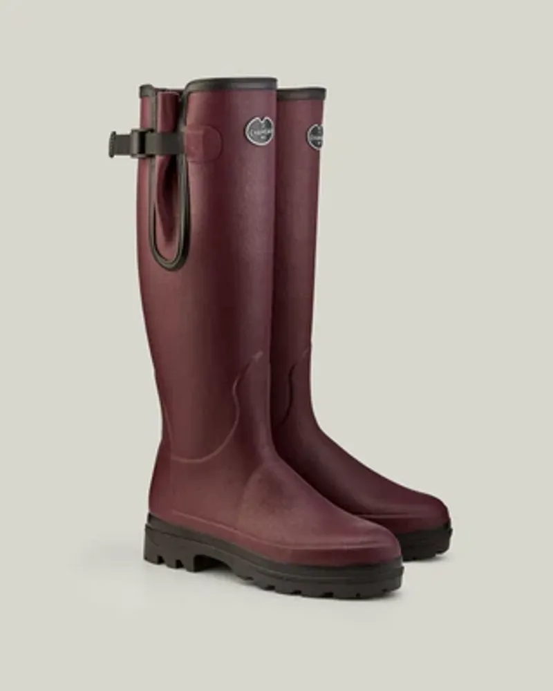 Le Chameau Ladies Vierzonord Wellingtons - Oxblood