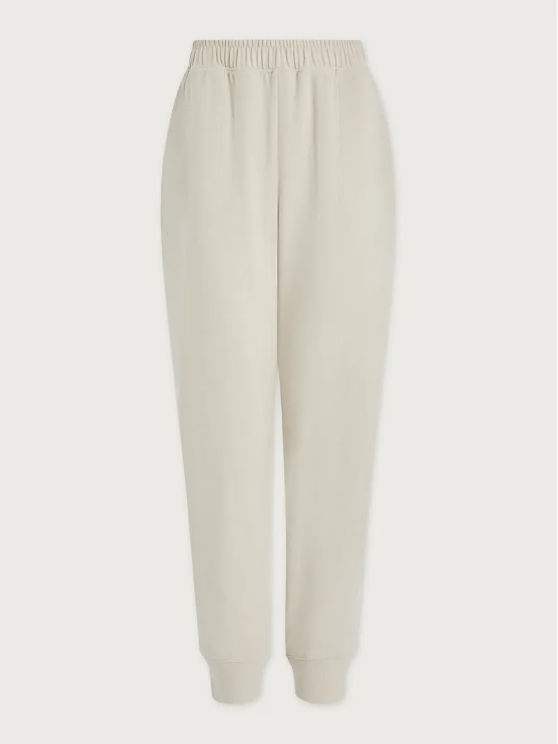 Varley Brushed Rib Slim Cuff Pant 25 - Cement Marl-3