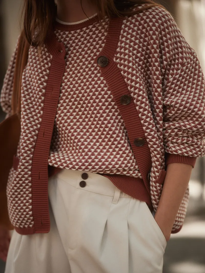 Varley Elmwick Knit Jacket - Maple