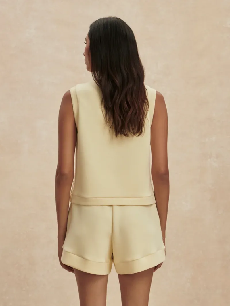 Varley Atrium High-Rise Short 4.5 - Anise Flower-3