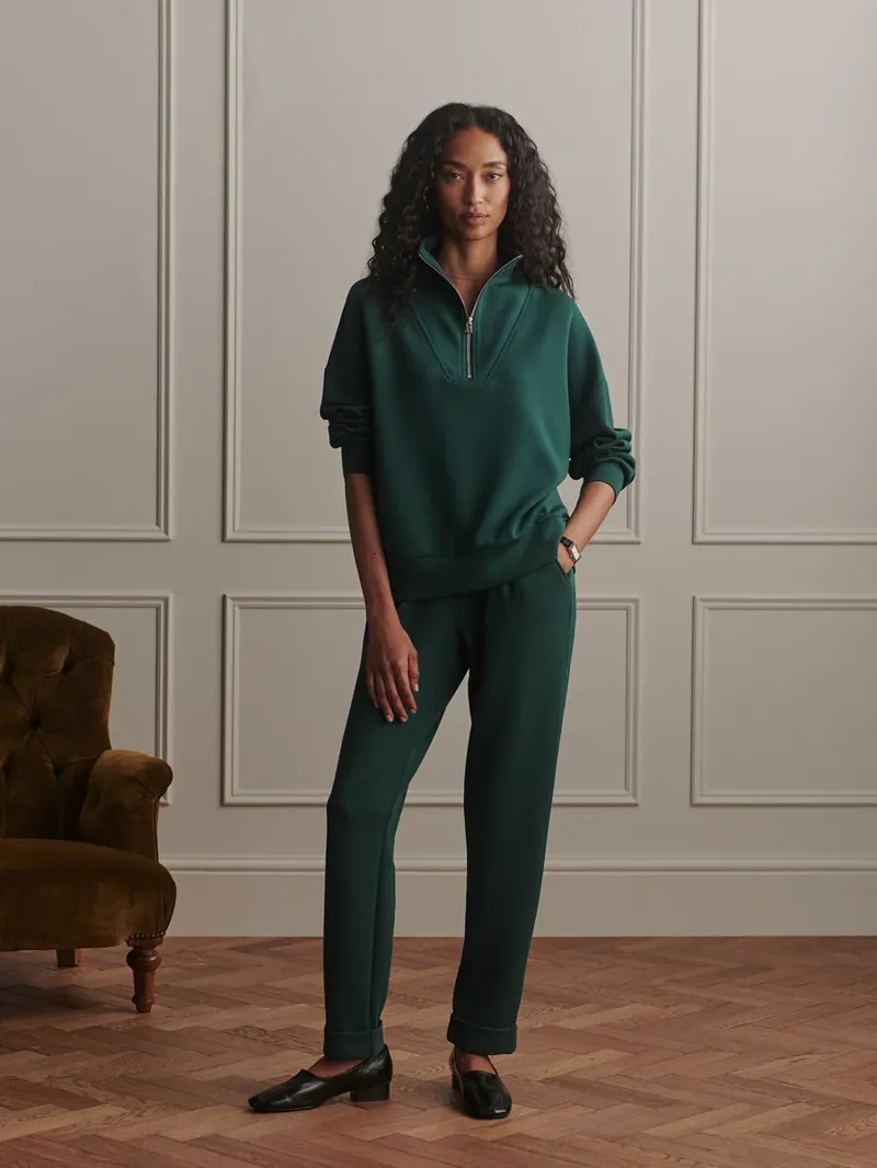 Varley Hawley Half-Zip Sweat - Ponderosa Pine-4