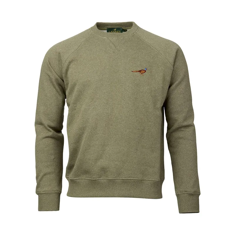 Laksen True Pheasant Logo Sweatshirt - Olive Green