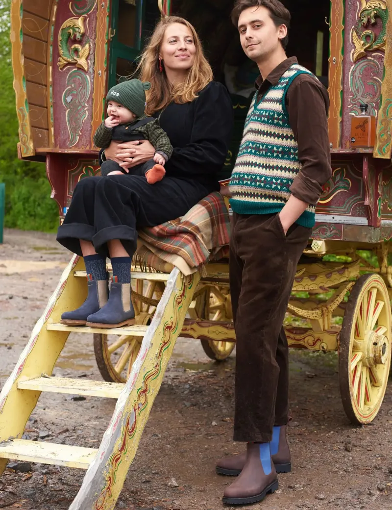 Penelope Chilvers Nelson Brown/Blue Boot-3