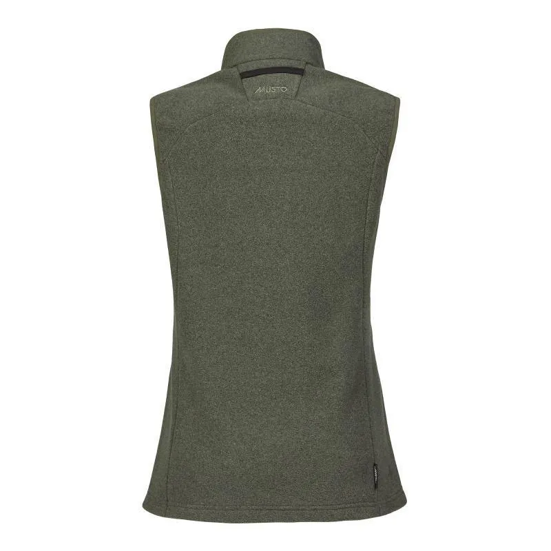 Musto Ladies Fenland Deep Green Polatec Vest-1