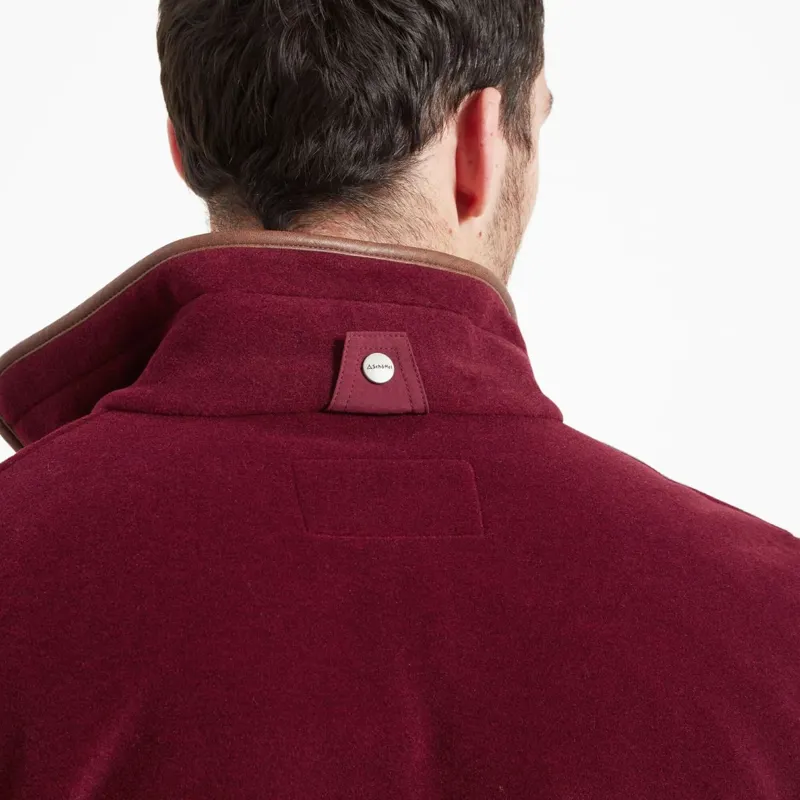 Schoffel Oakham Fleece Gilet - Claret-6