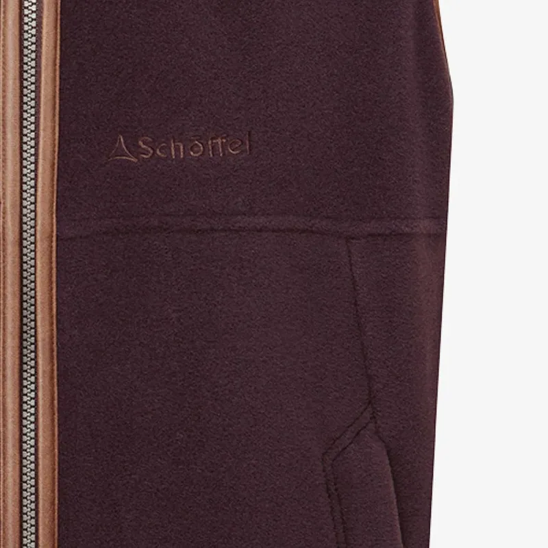 Schoffel Oakham Fleece Gilet - Port-4