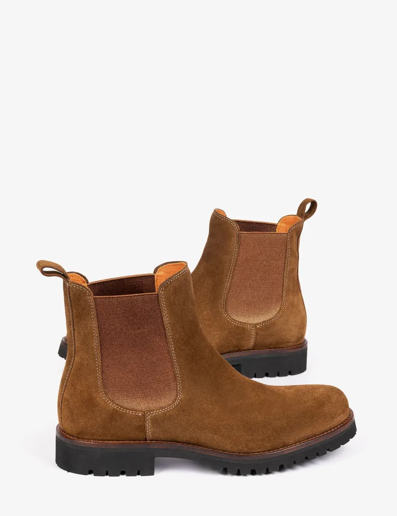 Penelope Chilvers Horatio Suede Peat Chelsea Boot-3
