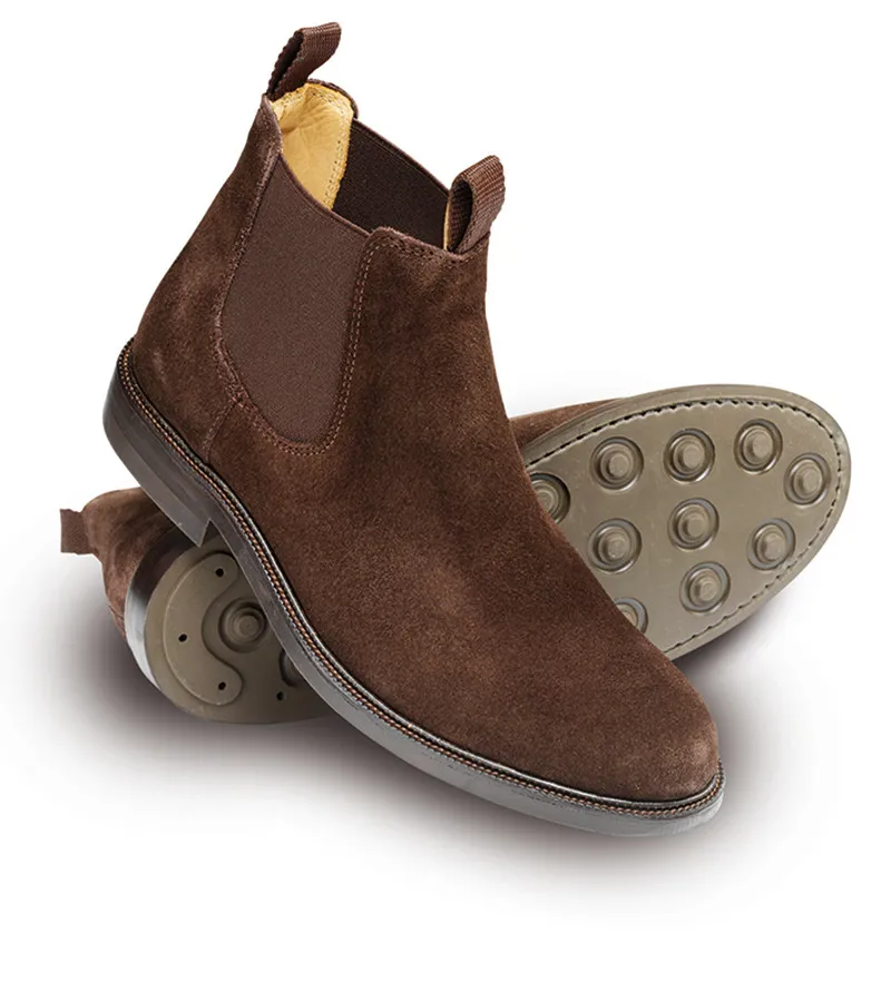 Laksen Lady Chelsea Suede Brown Boot