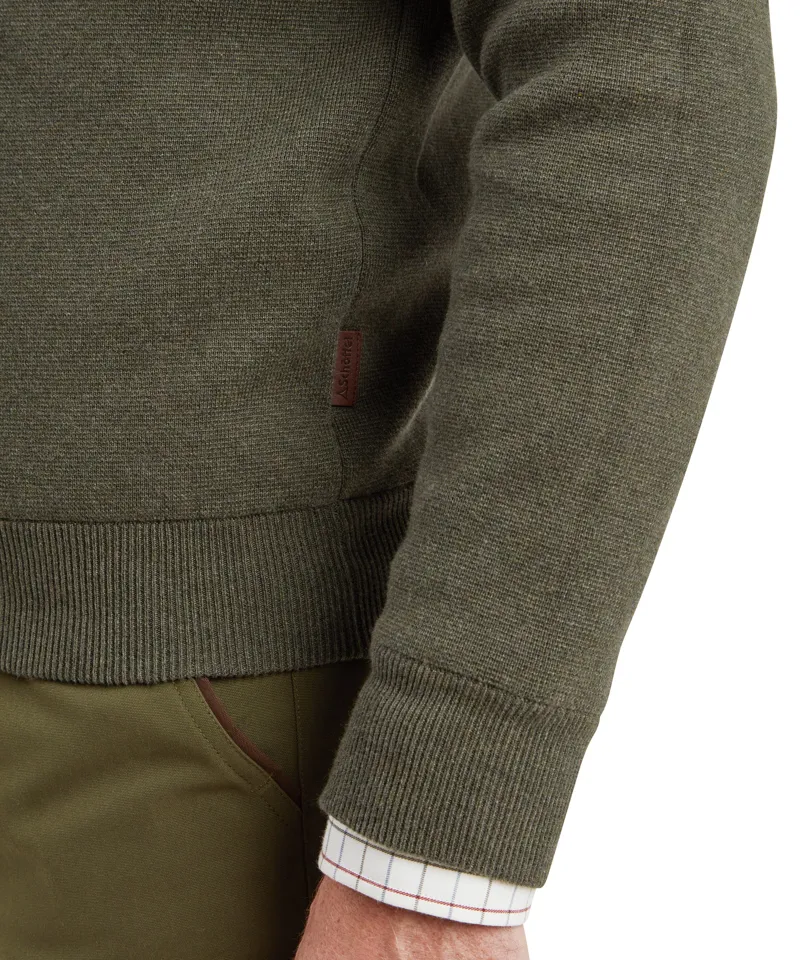 Schoffel Angus Aerobloc Quarter Zip - Woodland-5