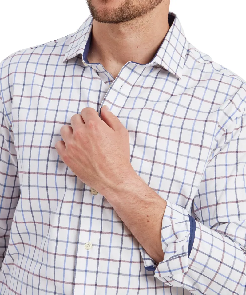 Schoffel Baconsthorpe Tailored Shirt - Vintage Navy Check
