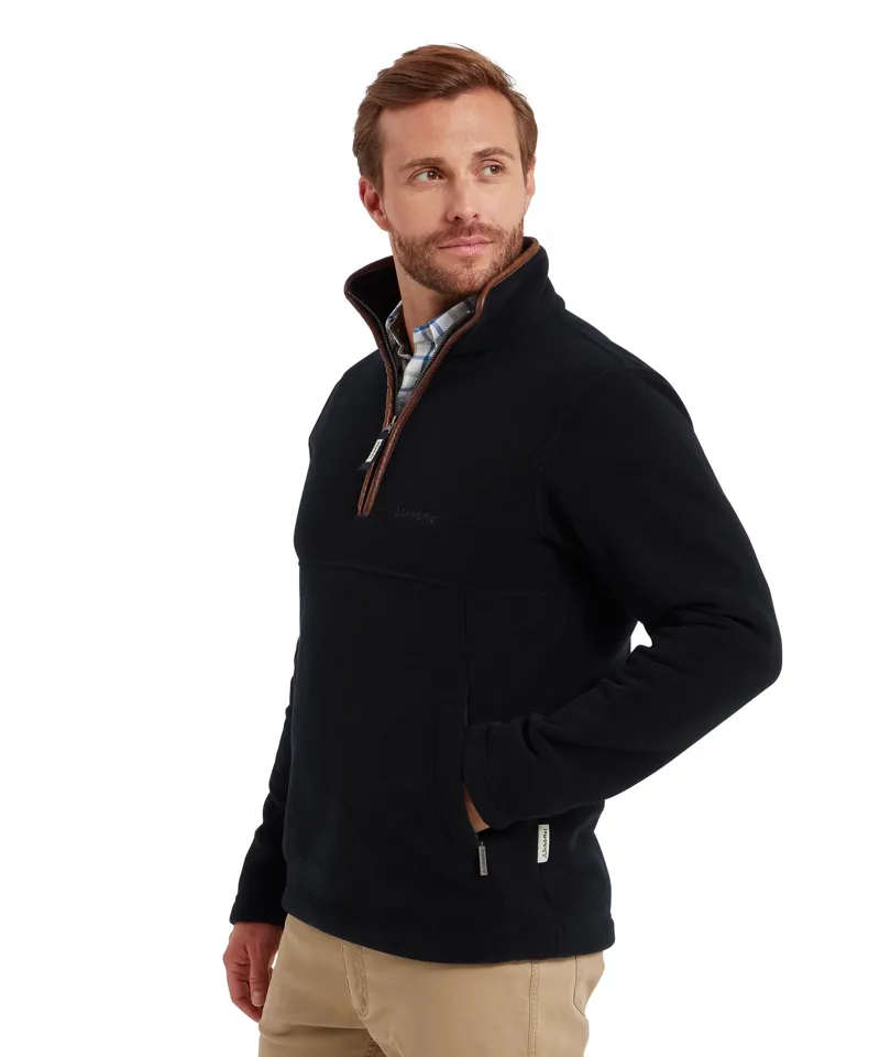 Schoffel Berkeley 1/4 Zip Fleece - Navy-3