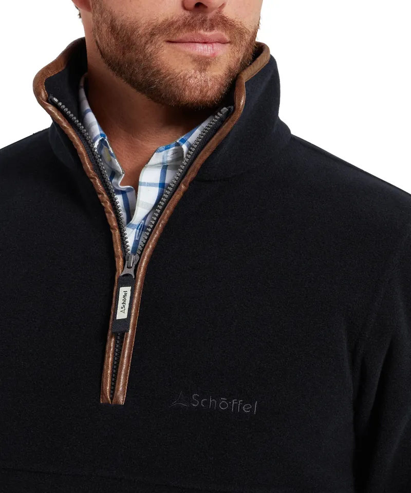 Schoffel Berkeley 1/4 Zip Fleece - Navy-5