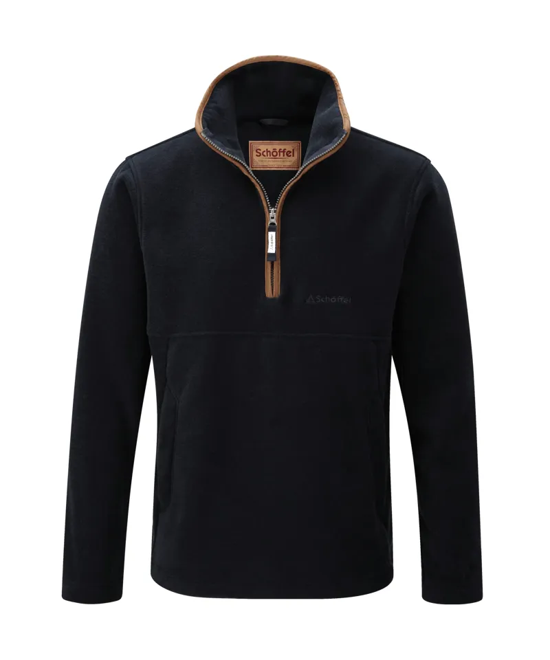 Schoffel Berkeley 1/4 Zip Fleece - Navy
