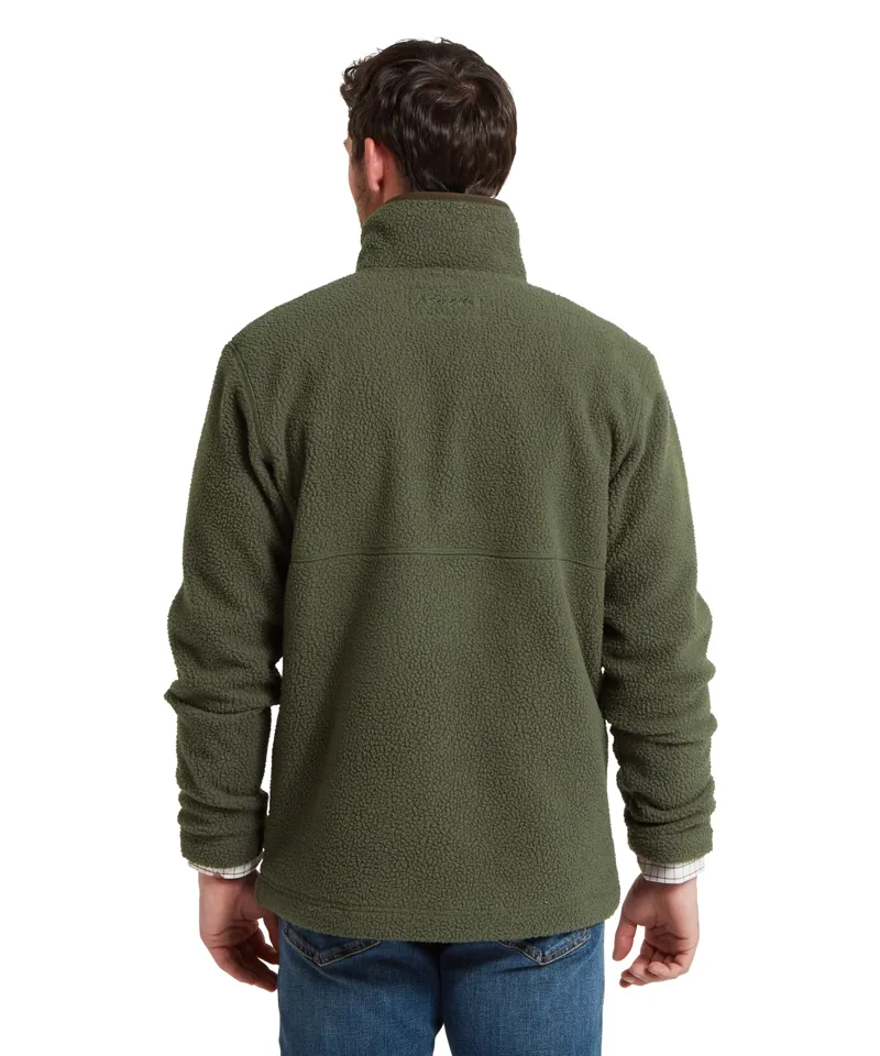 Schoffel Berkeley Retro Quarter Zip Fleece - Woodland-5
