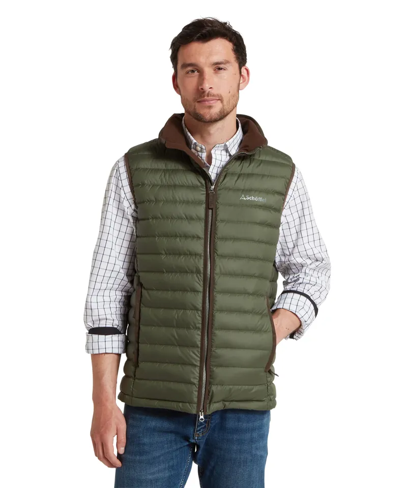 Schoffel Bowden Down Gilet - Woodland-1