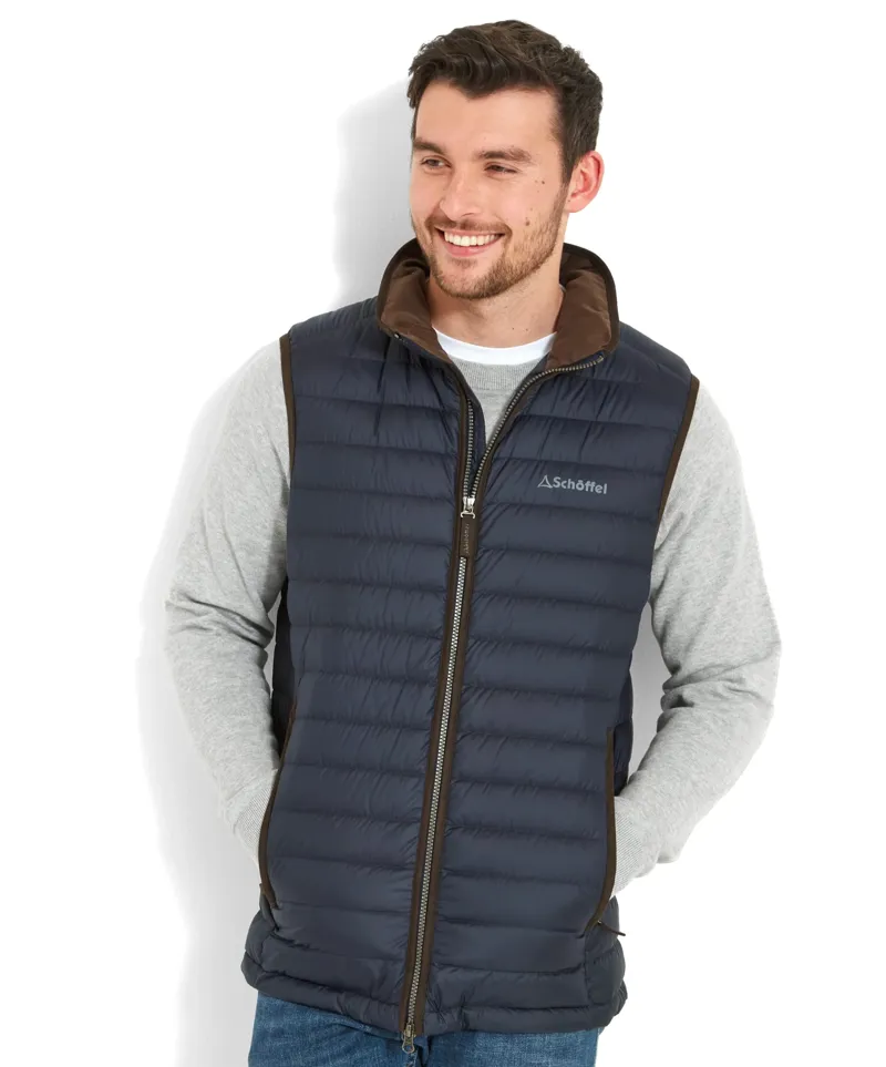 Schoffel Bowden Down Gilet - True Navy-2