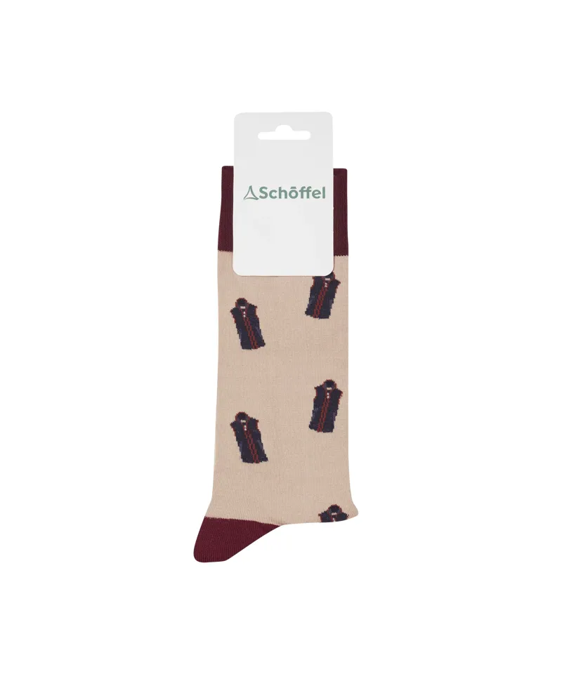 Schoffel Cotton Socks - Stone Oakham